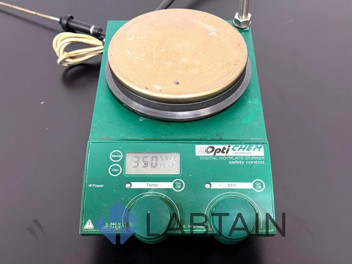 Used Chemglass 03.310110 Digital Hotplate Stirrer