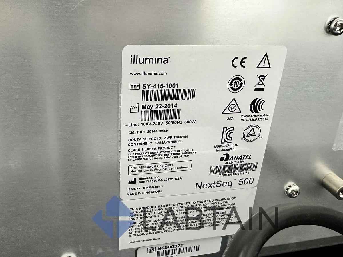 Used Illumina Nextseq 500 DNA Sequencer Whole Genome Sequencing System WGS Solution