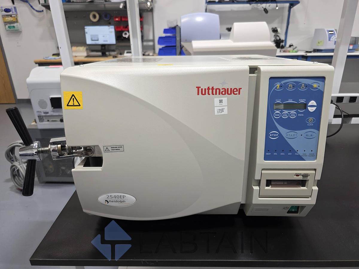 Used Tuttnauer 2540EP / Heidolph Automatic Autoclave Steam Sterilizer - 2019 Model - Tested