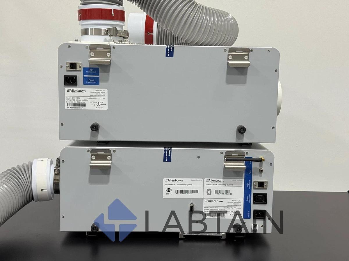Used Allentown EcoFlo ETS110GR Wireless Rack Monitoring System w/HEPA and Touchscreen