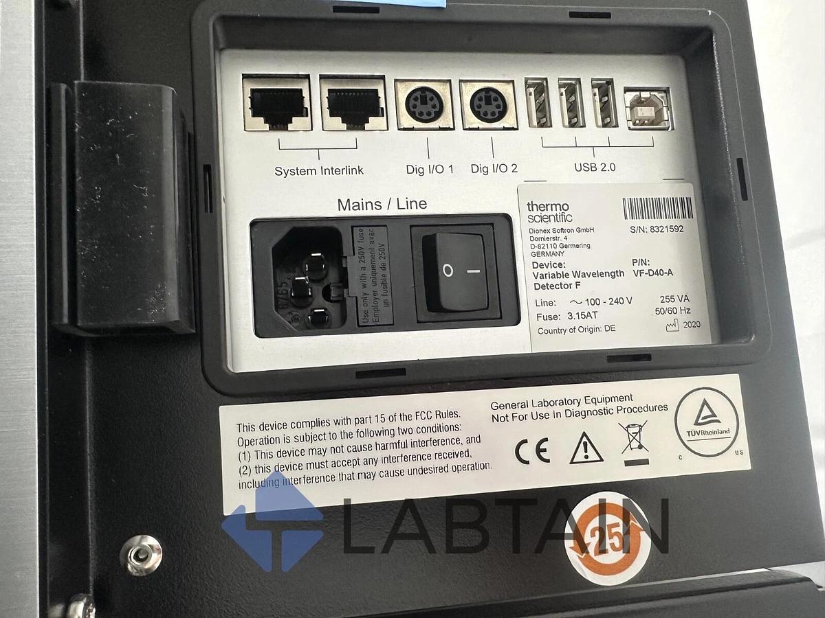 Used Thermo Scientific Vanquish UHPLC System 6506424 – VF-D40-A, VF-A40-A, VF-P20-A, VH-C10-A – Complete Configuration – Tested