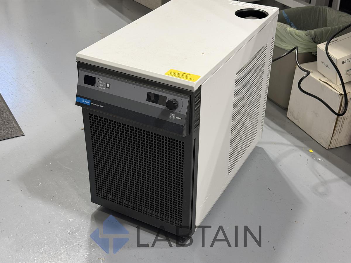 Used Agilent G3292A Recirculating Chiller for ICP-MS, P/N G3292-80201 (PolyScience 6150T, 1 HP) — 240 V / 50 Hz, Used