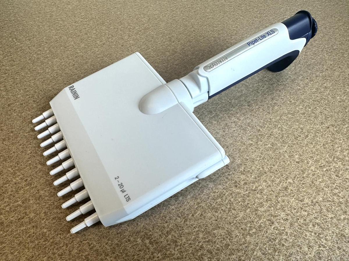 Used Rainin Pipet-Lite XLS L-20 | 2-20uL | 12-Channel Pipette w/Warranty * NICE
