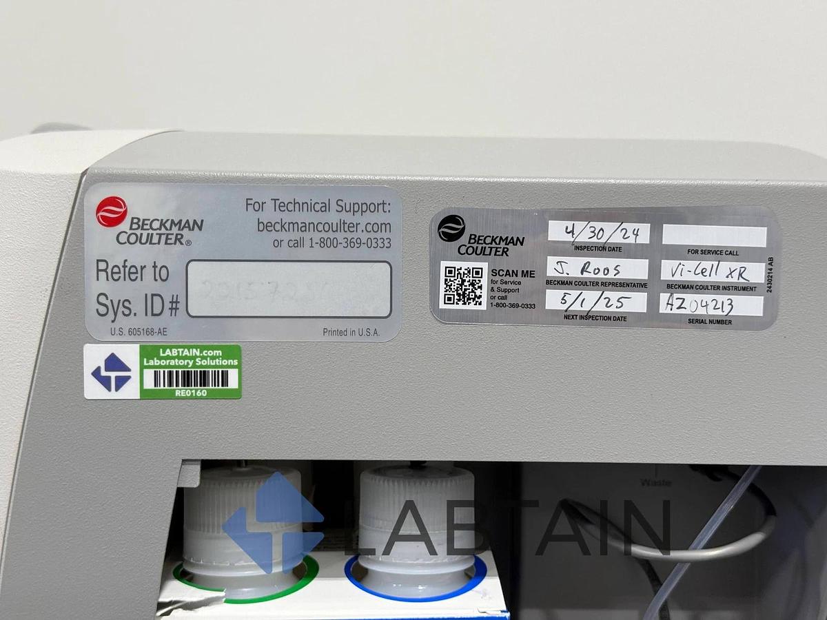 Used Beckman Coulter Vi-CELL XR Cell Viability Analyzer – S/N AZ04213 – Tested