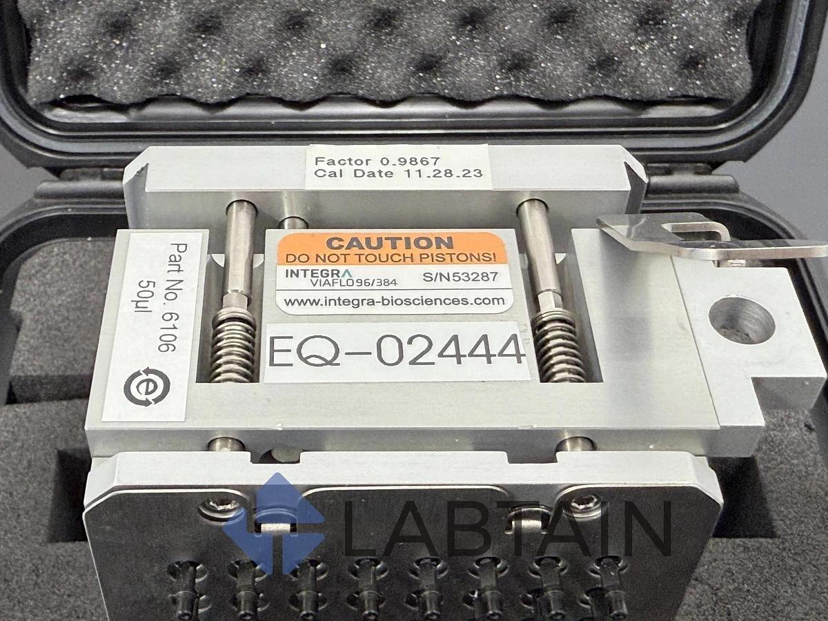 Used Integra VIAFLO 96 Pipetting Head – 96 Channel 50 µL – P/N 6104