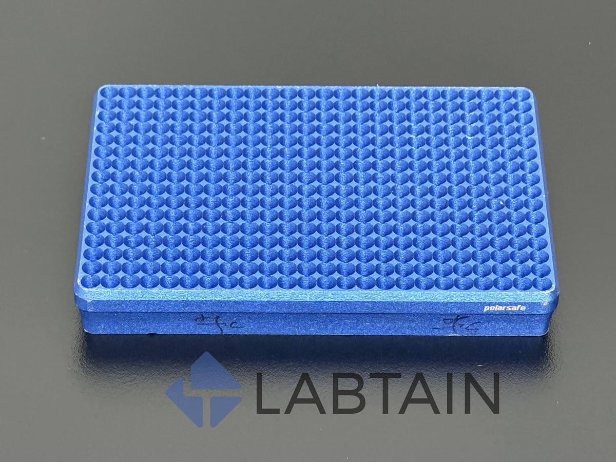 Used PolarSafe Aluminum Cooling Block – 384-Well for 0.2 mL Tubes – Used