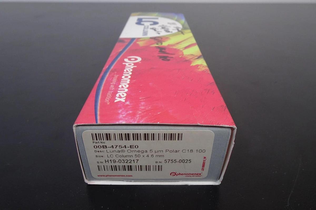 Phenomenex LC Column | 00B-4754-E0 | 50X4.6mm 5 um PolarC18 100 |