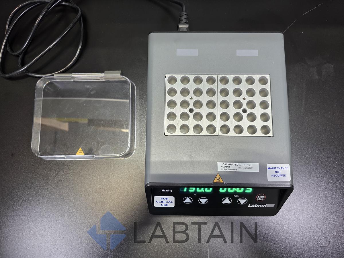 Used Labnet D1302 Dual Block Digital Dry Bath Incubator 115V Perfect Condition