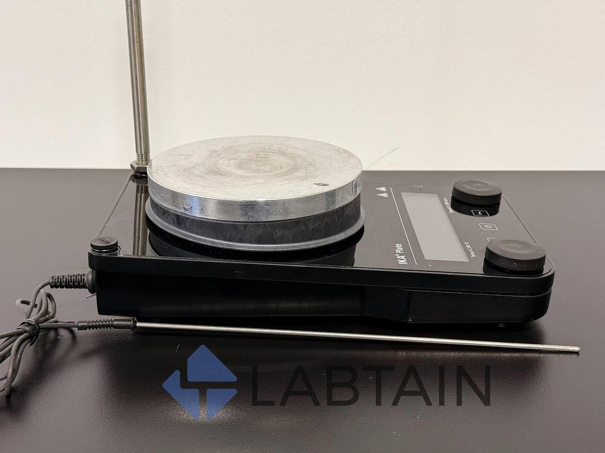 Used IKA PLATE S001 Digital Heating Magnetic Stirrer w/ Temp Probe