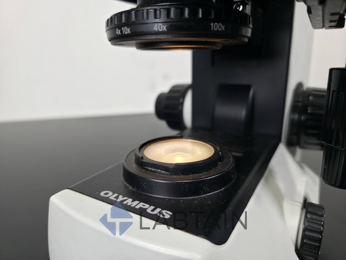 Used Olympus CX21FS1 Binocular Biological Microscope | 4X, 10X, 40X, 100X Objectives | Used 