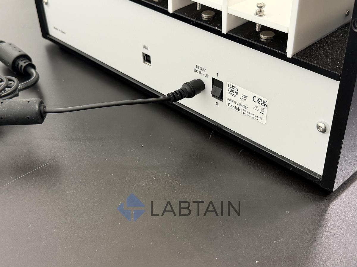Used PANLAB | HARVARD APPARATUS LE8205 ROTA ROD TOUCH — 5-LANE RODENT ROTAROD WITH CALIBRATION CERTIFICATE