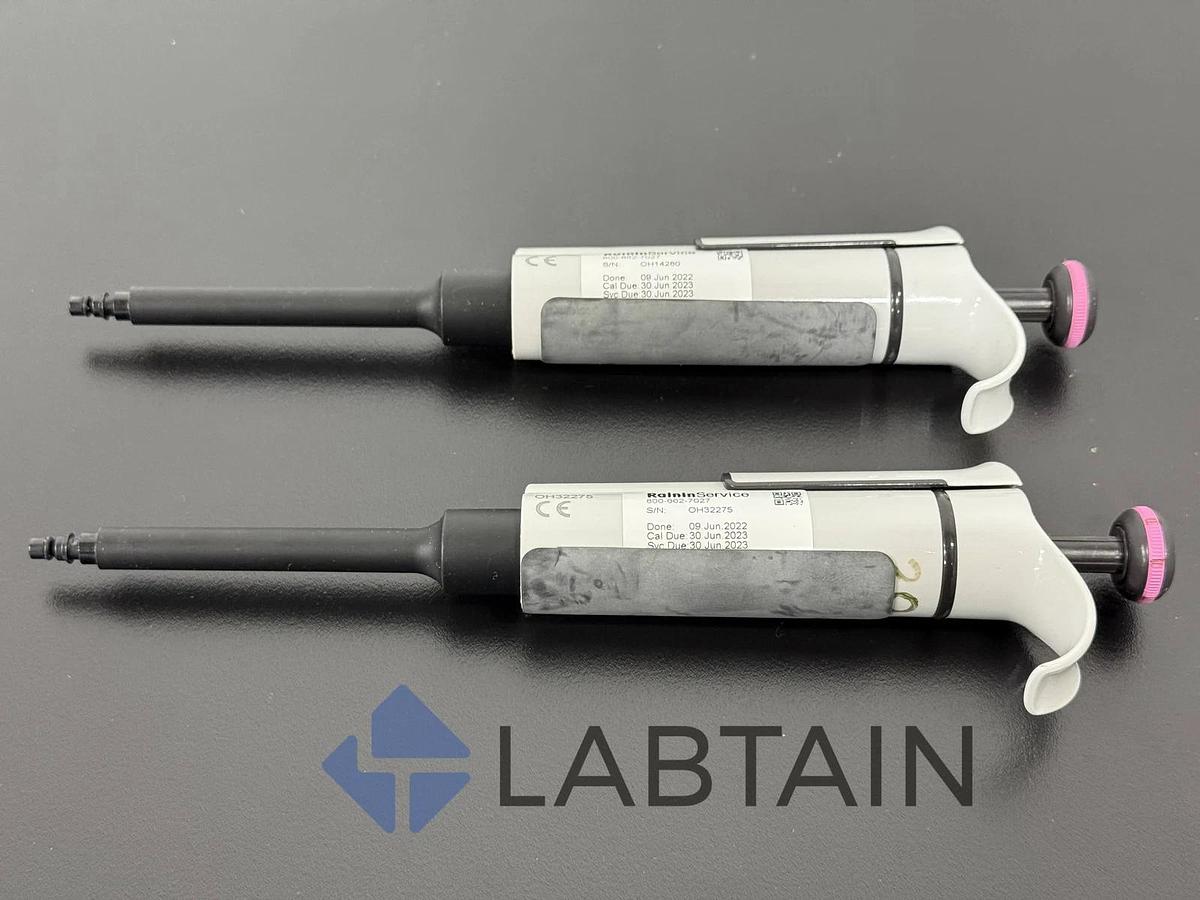 Used Lot of 2 Thermo Scientific Finnpipette F1 Manual Pipettes 30-300ul and 100-1000