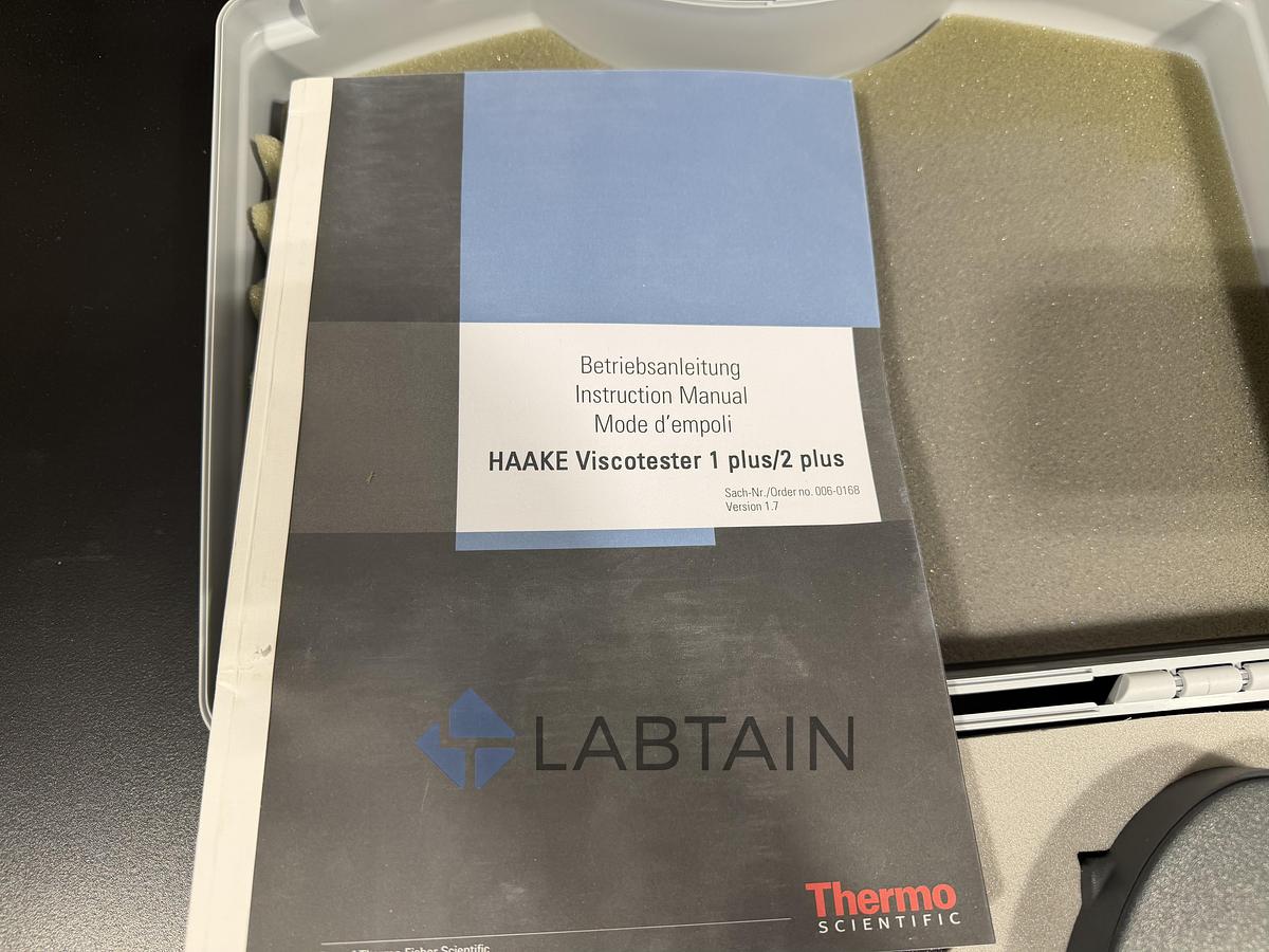 Used Thermo Scientific HAAKE Viscotester 2 Plus Portable Viscometer – Complete Kit