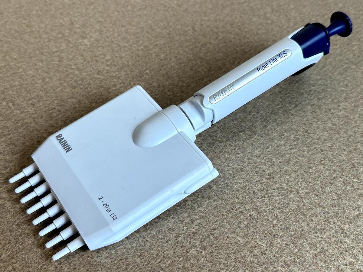 Used Rainin Pipet-Lite XLS L-20 | 2-20uL | 8-Channel Pipette w/Warranty * NICE