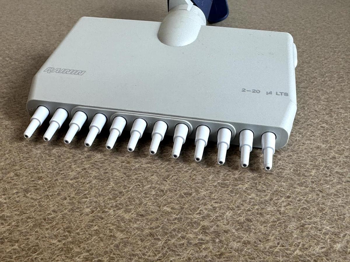 Used Rainin Pipet-Lite L-20 | 2-20uL | 12-Channel Pipette w/Warranty * NICE