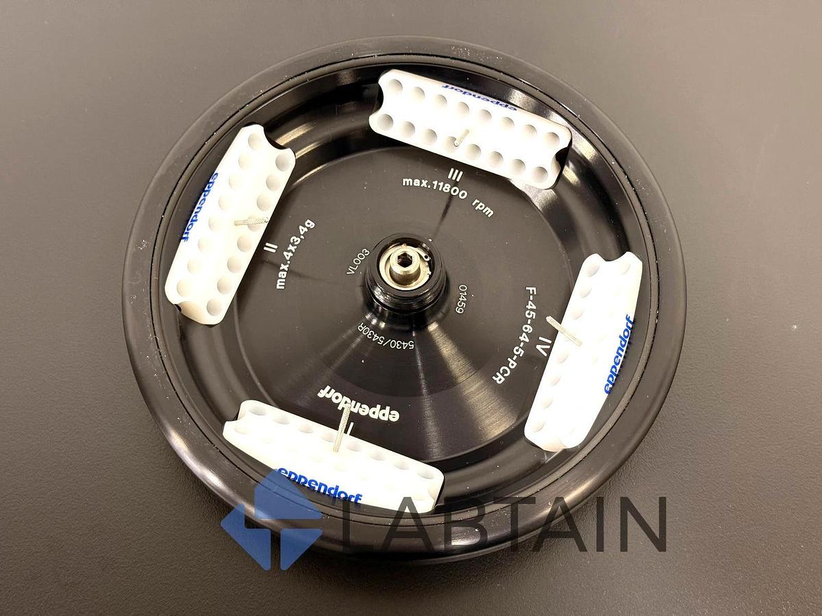 Used Eppendorf F-45-64-5-PCR Fixed-Angle Rotor for 5430/5430R Centrifuges – Tested