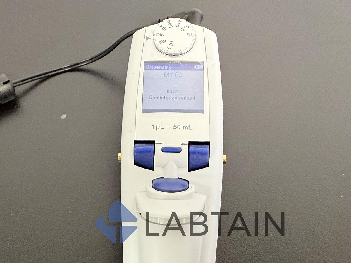 Used Eppendorf Repeater E3x Electronic Dispenser Pipette – 1 µL to 50 mL – Used