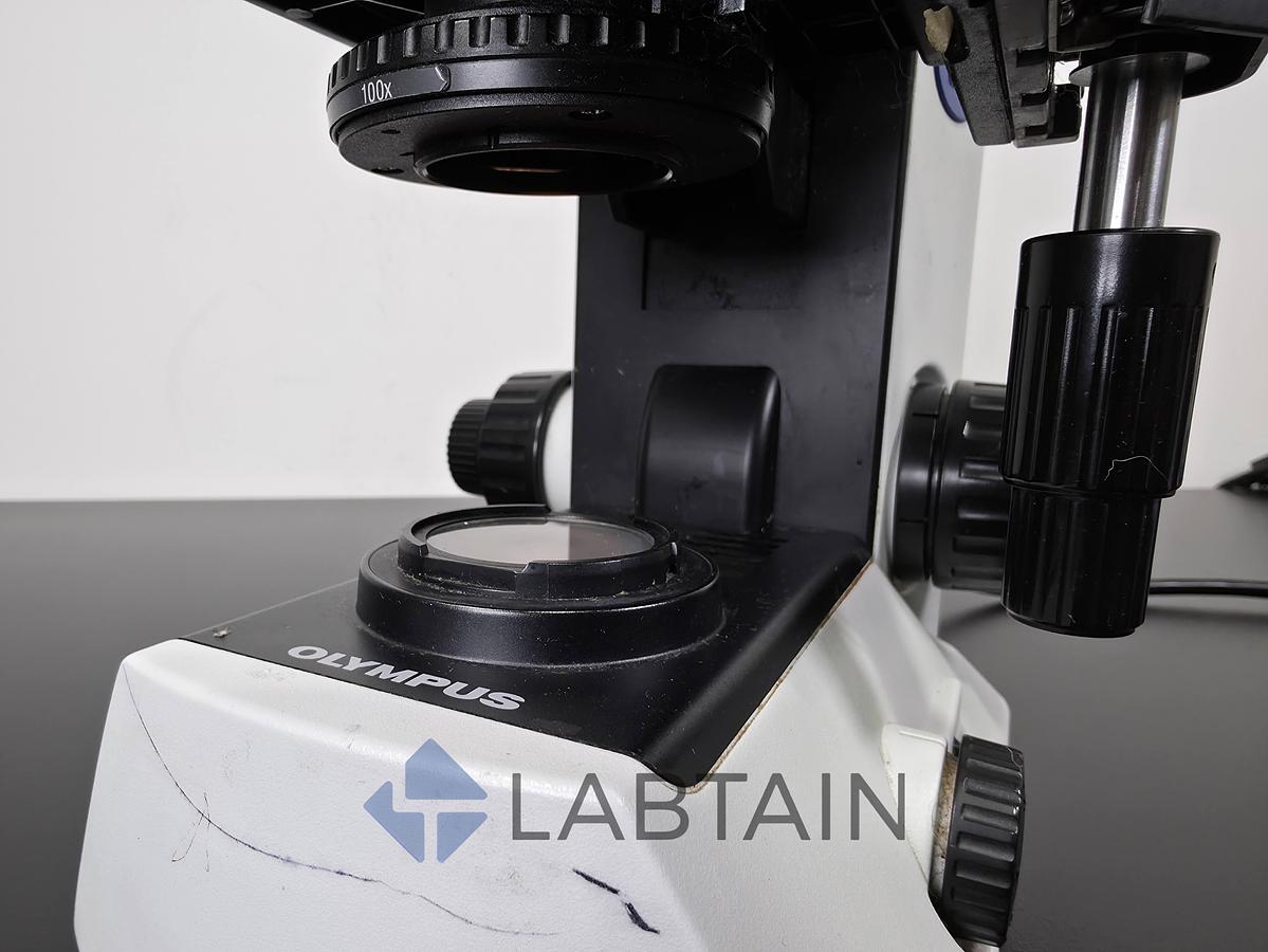 Used Olympus CX21FS1 Binocular Biological Microscope | 4X, 10X, 40X, 100X Objectives | Used {draft three}