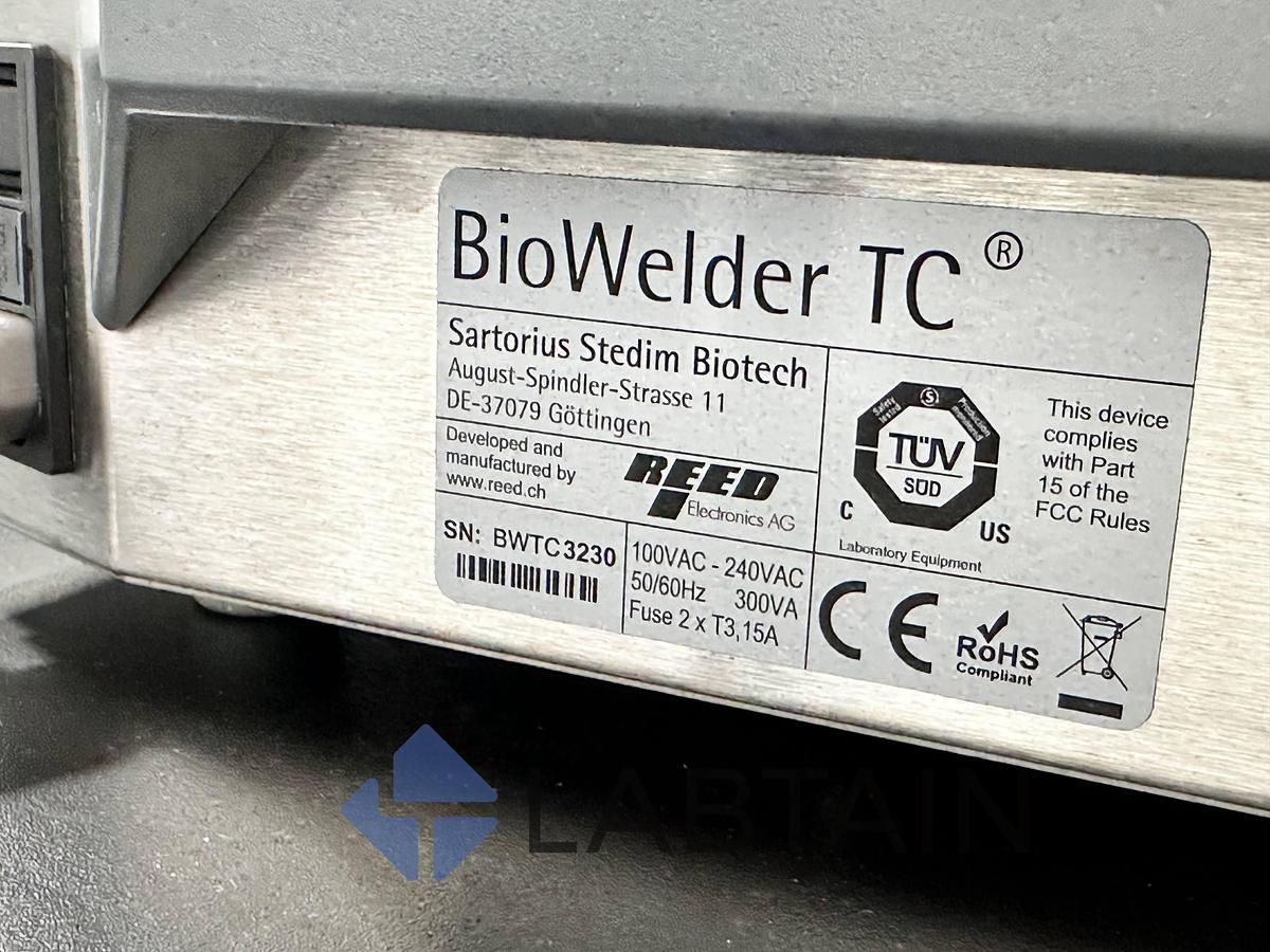 Used Sartorius Stedim Biotech BioWelder TC Tube Welder – BWTC 3230 – w/ Tube Holder – Tested