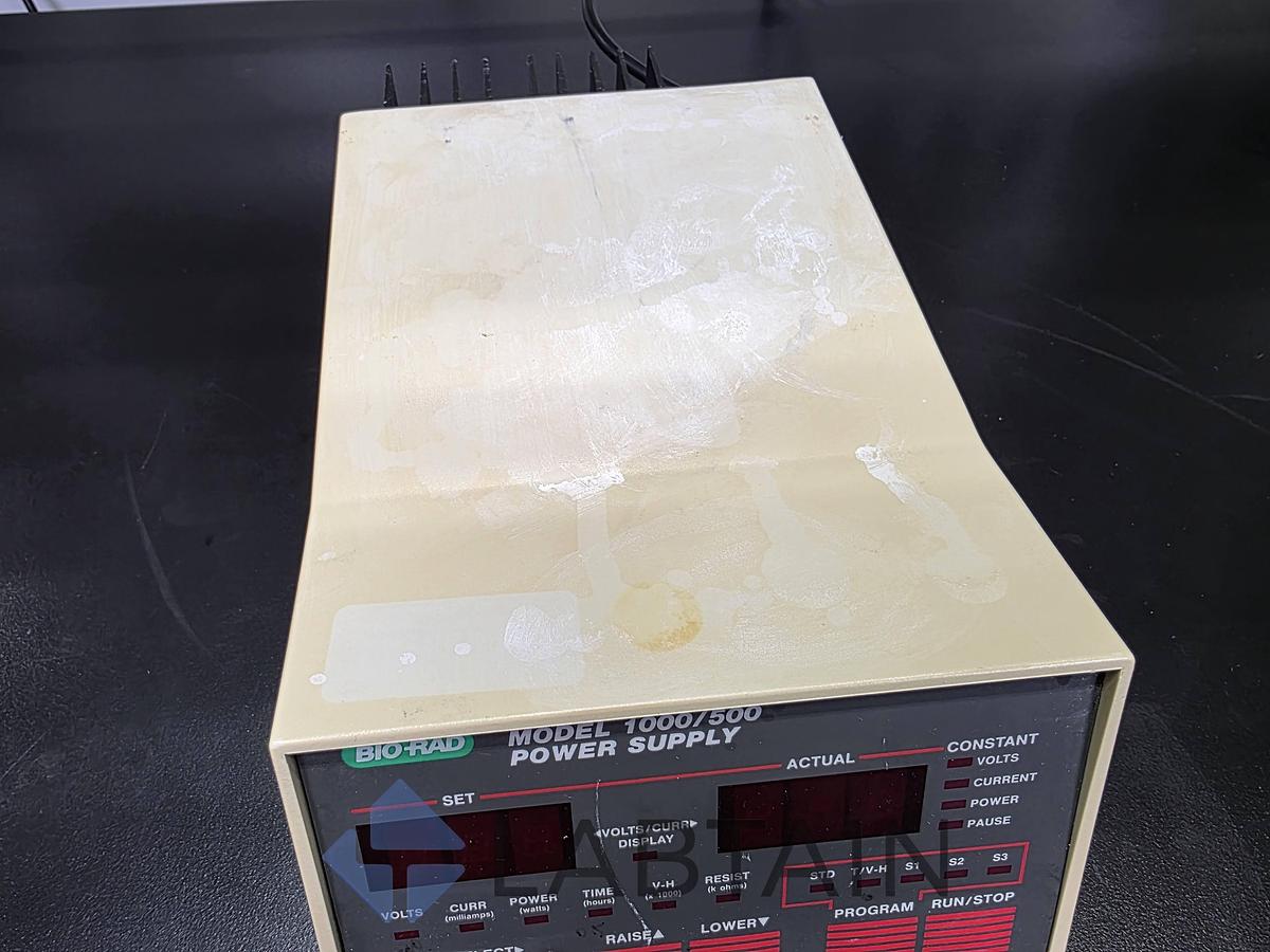 Used Bio-Rad Model 1000/500 Electrophoresis Power Supply 100-120V