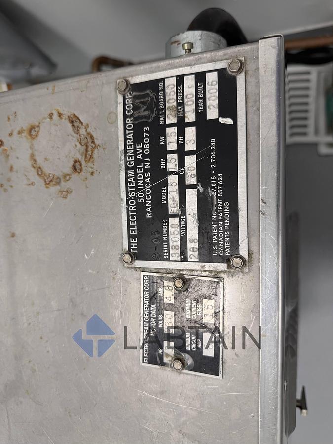 Used Electro-Steam LG-15 Electric Steam Generator 15kW 208V 3PH 100 PSI – Used