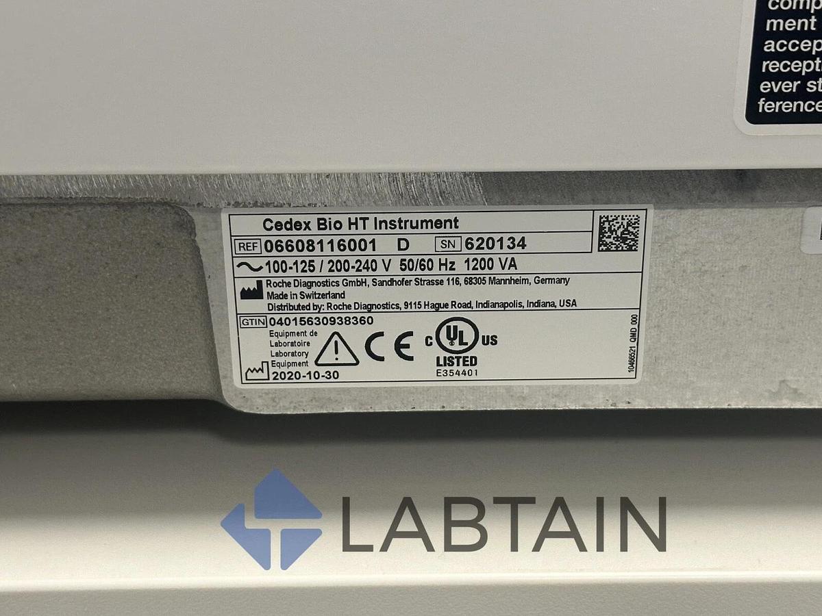 Used Roche Cedex Bio HT Analyzer – w/ Software, Table & UPS – Excellent Condition – S/N 620134 – Tested