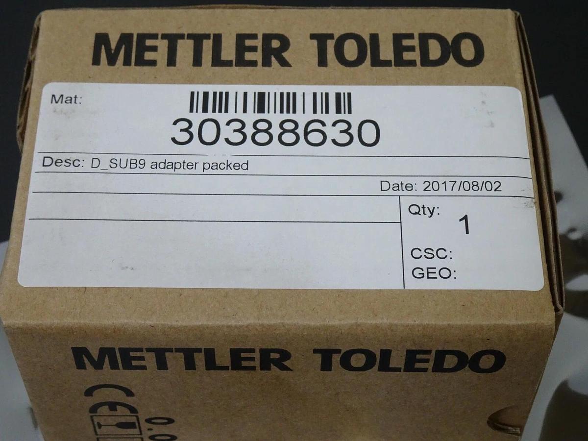 Mettler Toledo D_SUB9 Adapter Packed 30388630