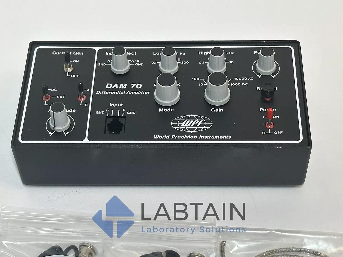 Used WPI DAM 70 Differential Amplifier – World Precision Instruments – Excellent Condition