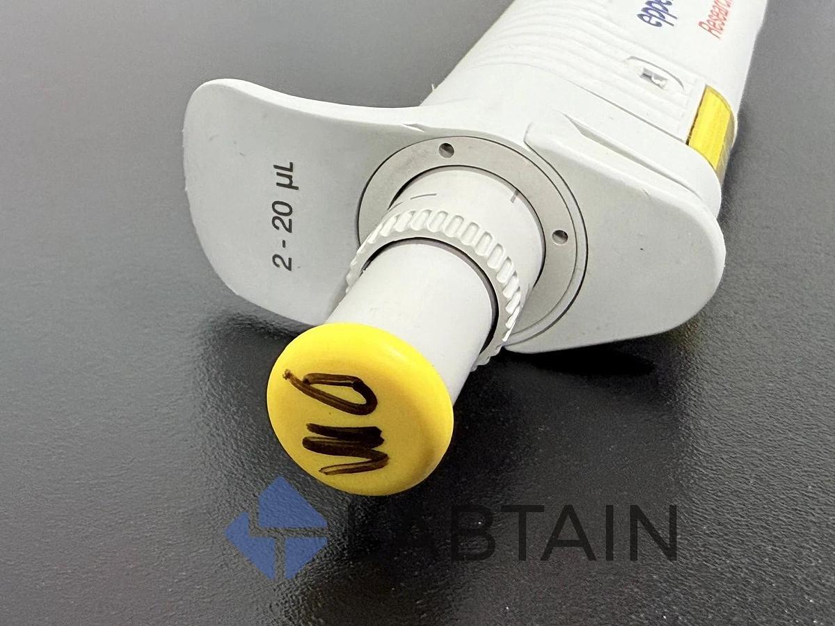 Used Eppendorf Research Pipette 2-20ul Adjustable Volume Single Channel Manual