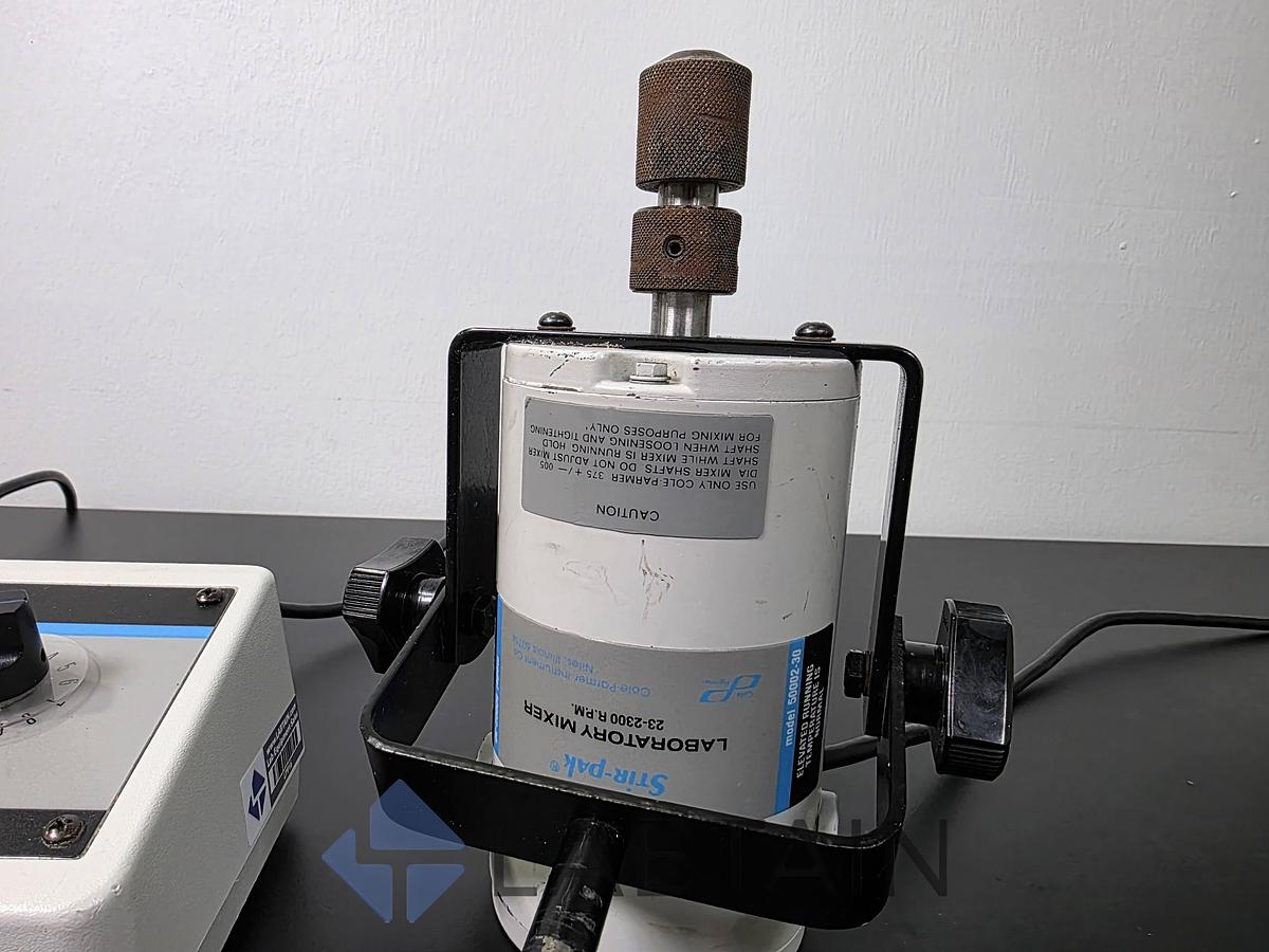 Used Cole-Parmer Stir-Pak Laboratory Mixer System (Model 50002-30 / 50002-02)
