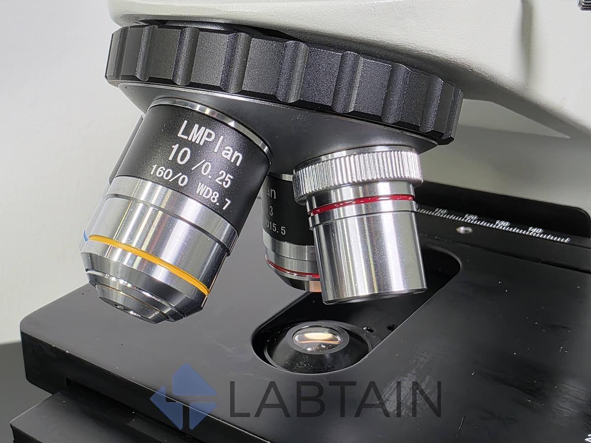 Used AmScope Metallurgical Microscope 50X-500X Trinocular Polarizing w/ 10MP Camera