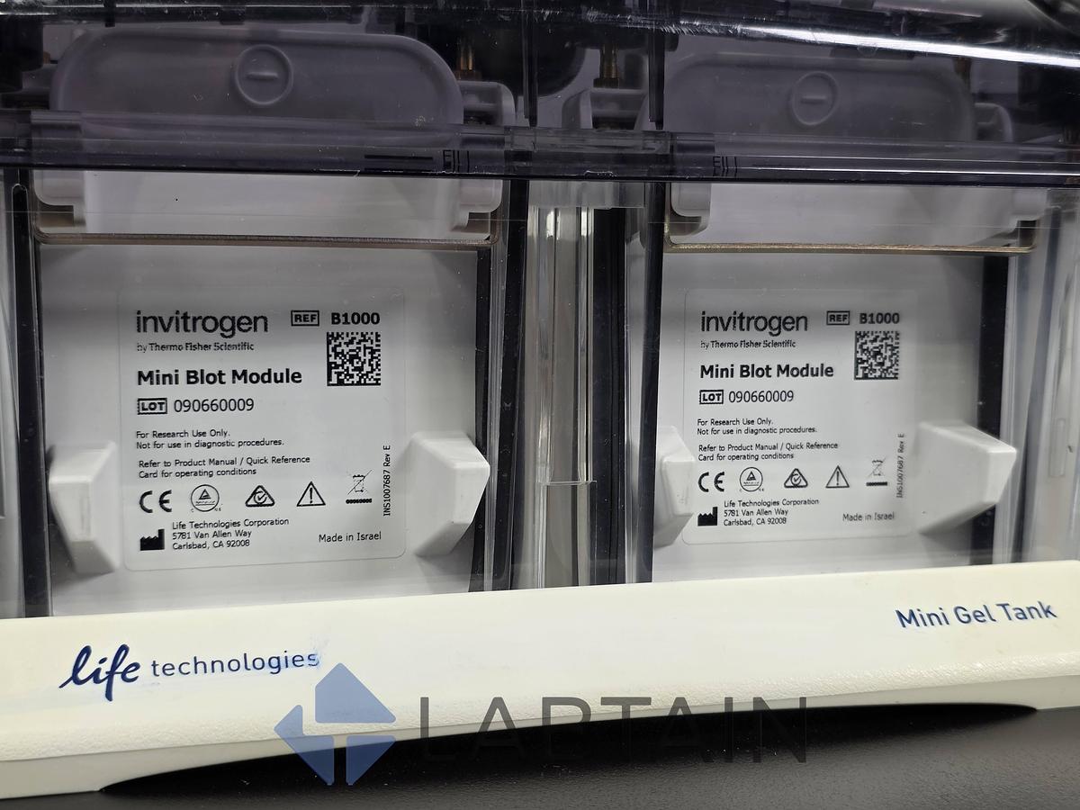 Used Life Technologies Novex Bolt Mini Gel Tank w/ (2) Invitrogen Mini Blot Modules