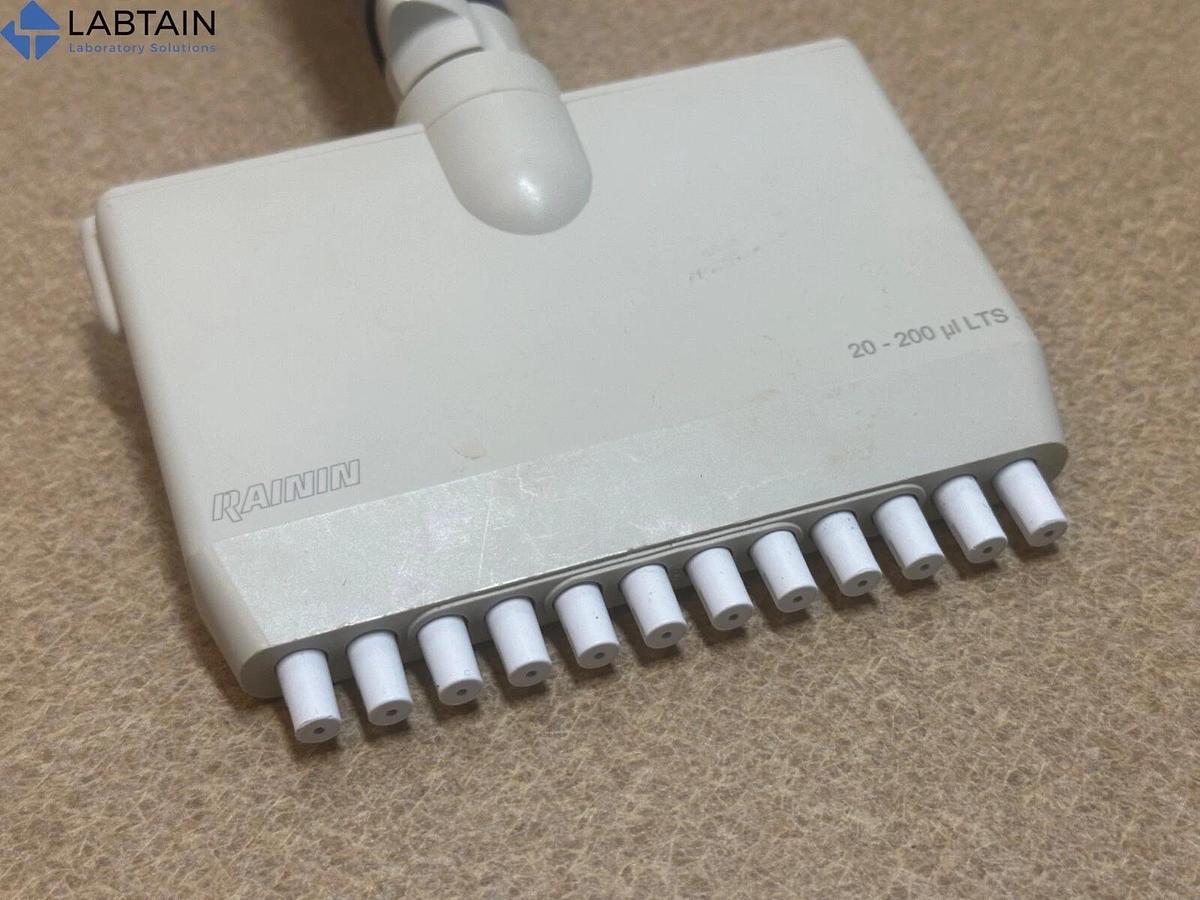 Used Rainin Pipet-Lite LTS L-200 | 20-200uL | 12-Channel Pipette w/Warranty * NICE