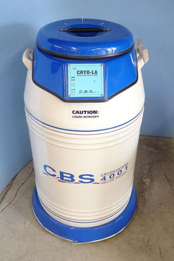 Used MVE / Custom Biogenic Systems CBS 4001 Value Added Cryosystem | Dewar | CS4001L
