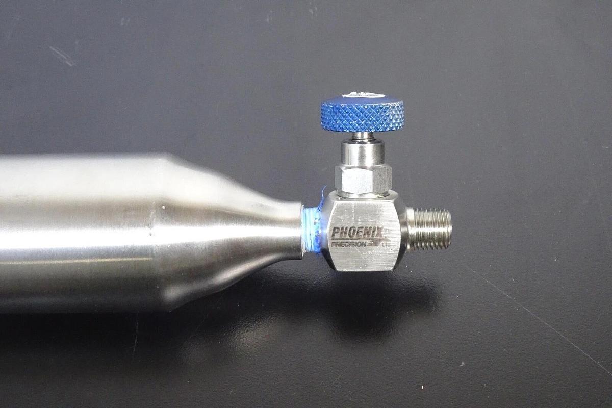 IMC/Sentry Steel Sample Cylinder with Valves | 1800psi | 1/4" Connection