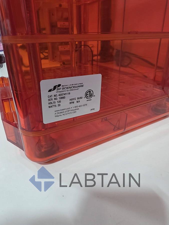 Used Bel-Art SP Scienceware Secador 4.0 Auto-Desiccator Cabinet Amber 120V