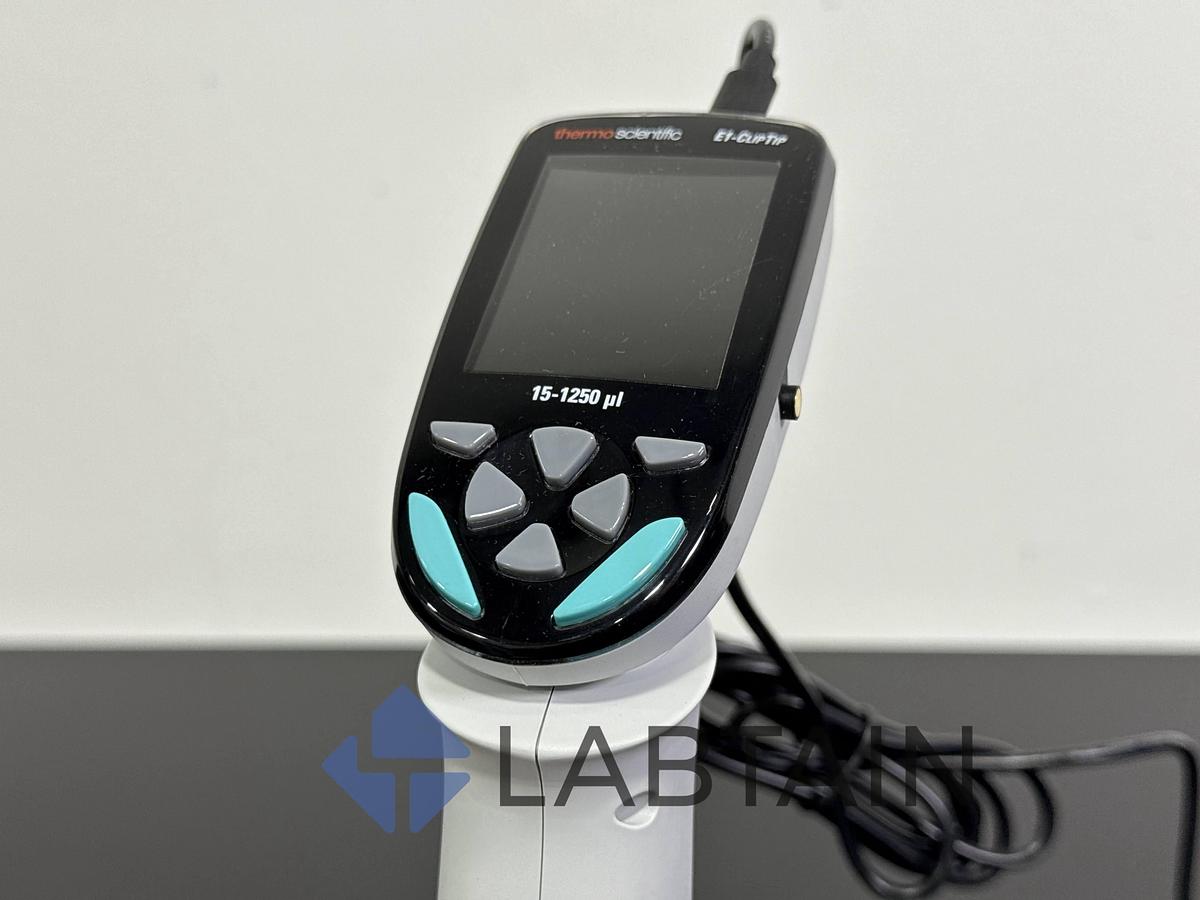 Used Thermo Scientific E1-ClipTip Electronic Pipette – 15–1250 µL – P/N SH17520 – Used