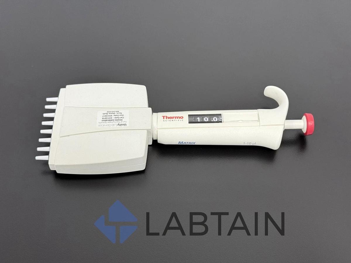 Used Thermo Scientific Matrix Manual Pipette 1-10ul Adjustable Volume Single Channel