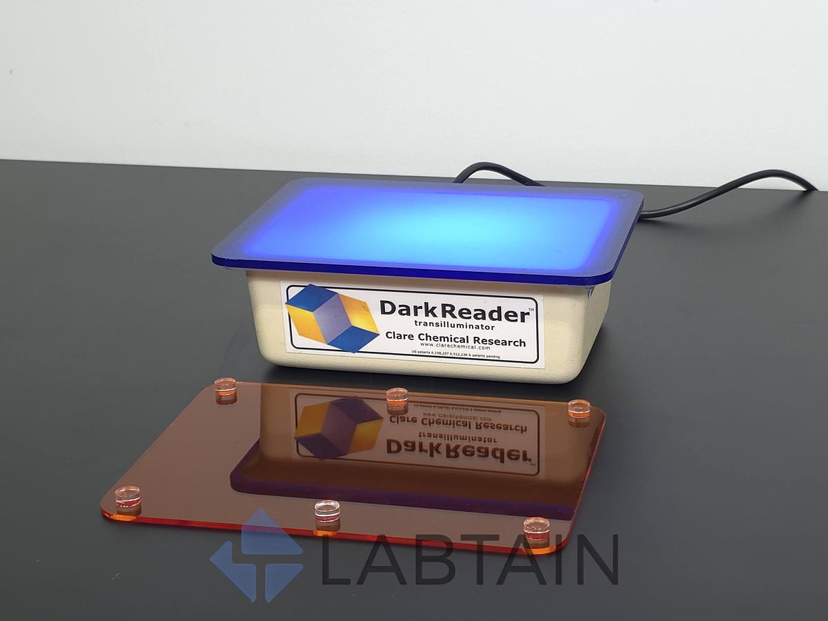 Used Clare Chemical Research Dark Reader DR-45M Blue Light Transilluminator, 21 x 14 cm – Used