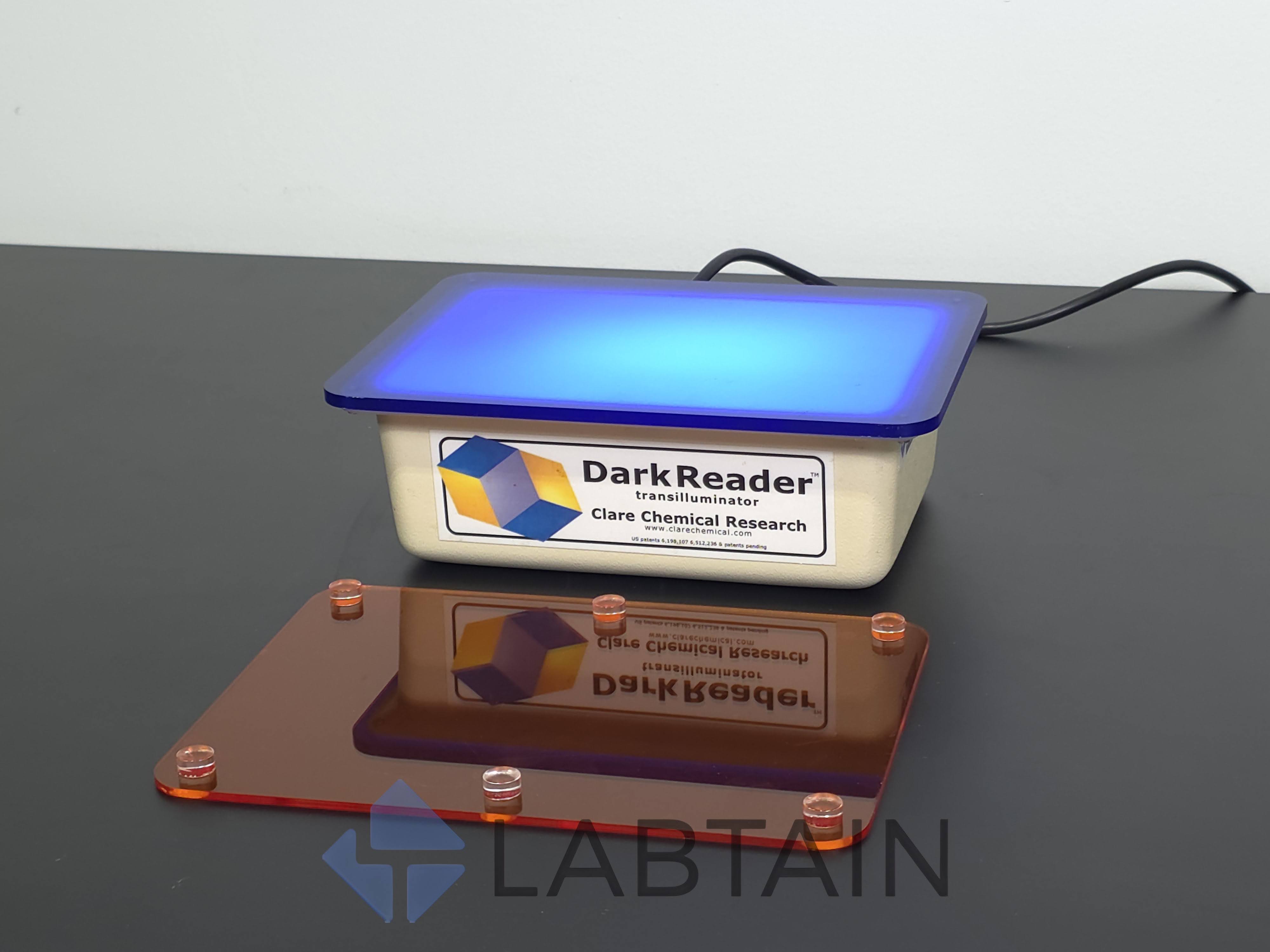 Used Clare Chemical Research Dark Reader DR-45M Blue Light Transilluminator, 21 x 14 cm – Used