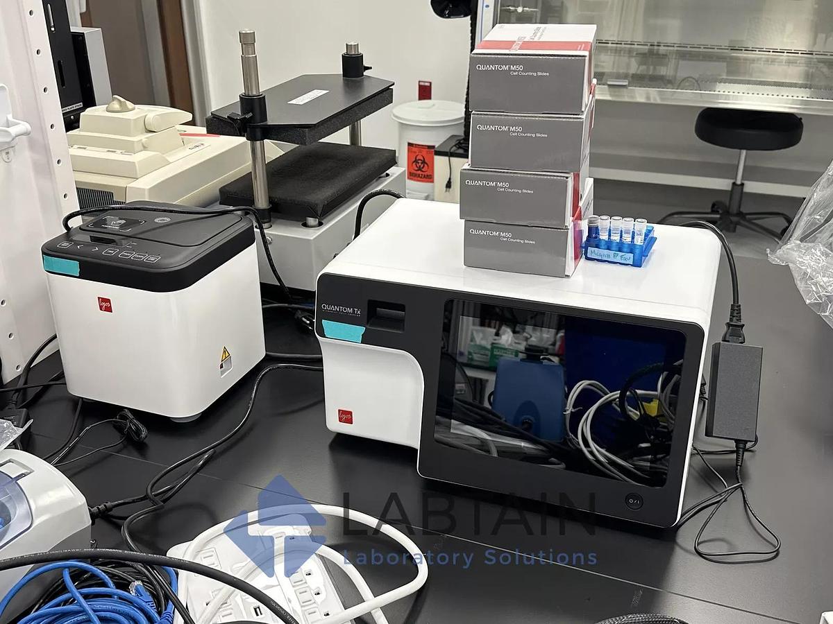 Used LOGOS Bio QUANTOM Tx Microbial Cell Counter | Centrifuge 8S | Mfg Year: 2022