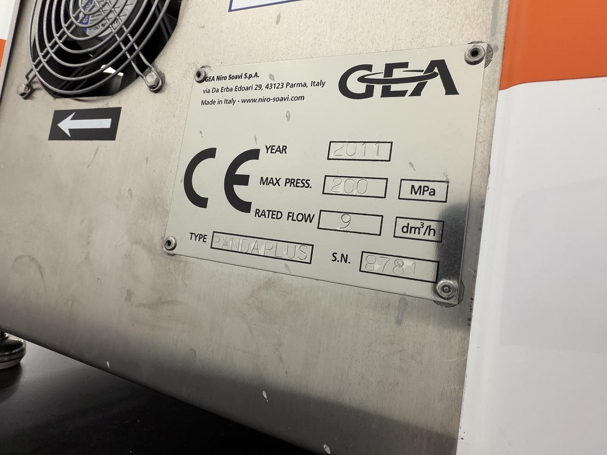 Used 2011 GEA Niro Soavi Panda PLUS