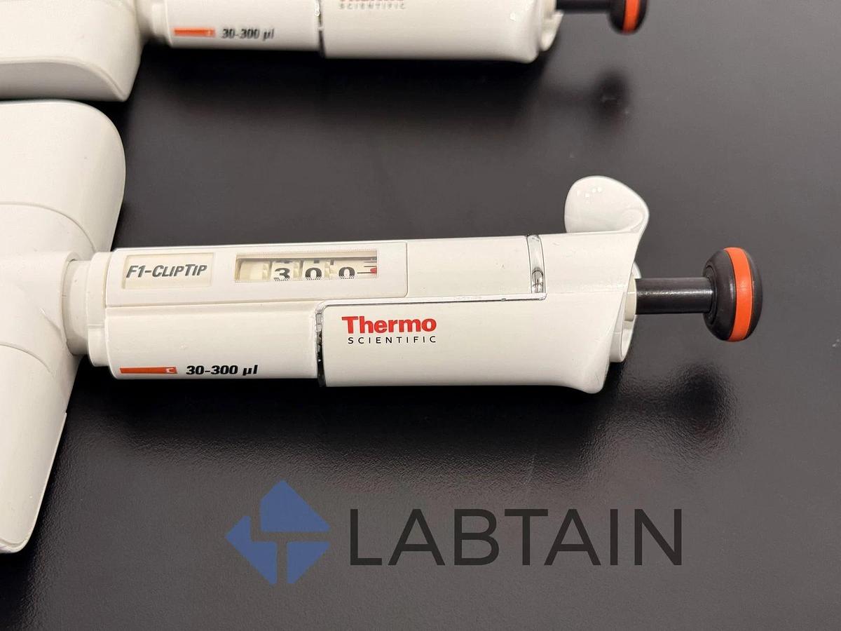 Used Thermo Scientific F1-ClipTip 12 and 8 Channel Pipette 30-300ul
