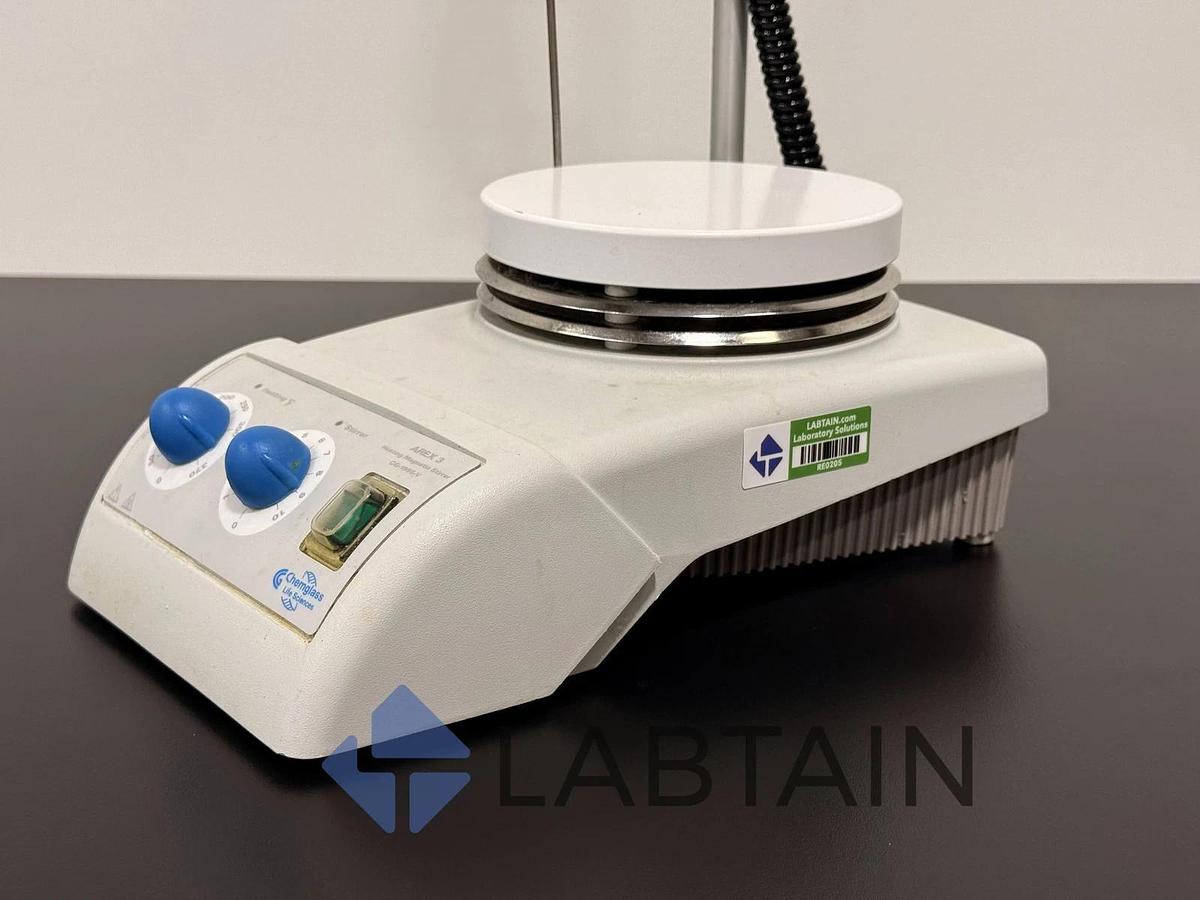 Used Chemglass Arex 3 Digital Pro Heating Magnetic Stirrer