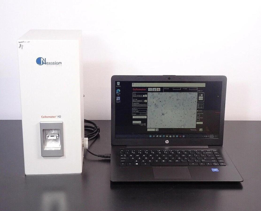Used Nexcelom Bioscience Cellometer K2 Fluorescent Viability Cell Counter