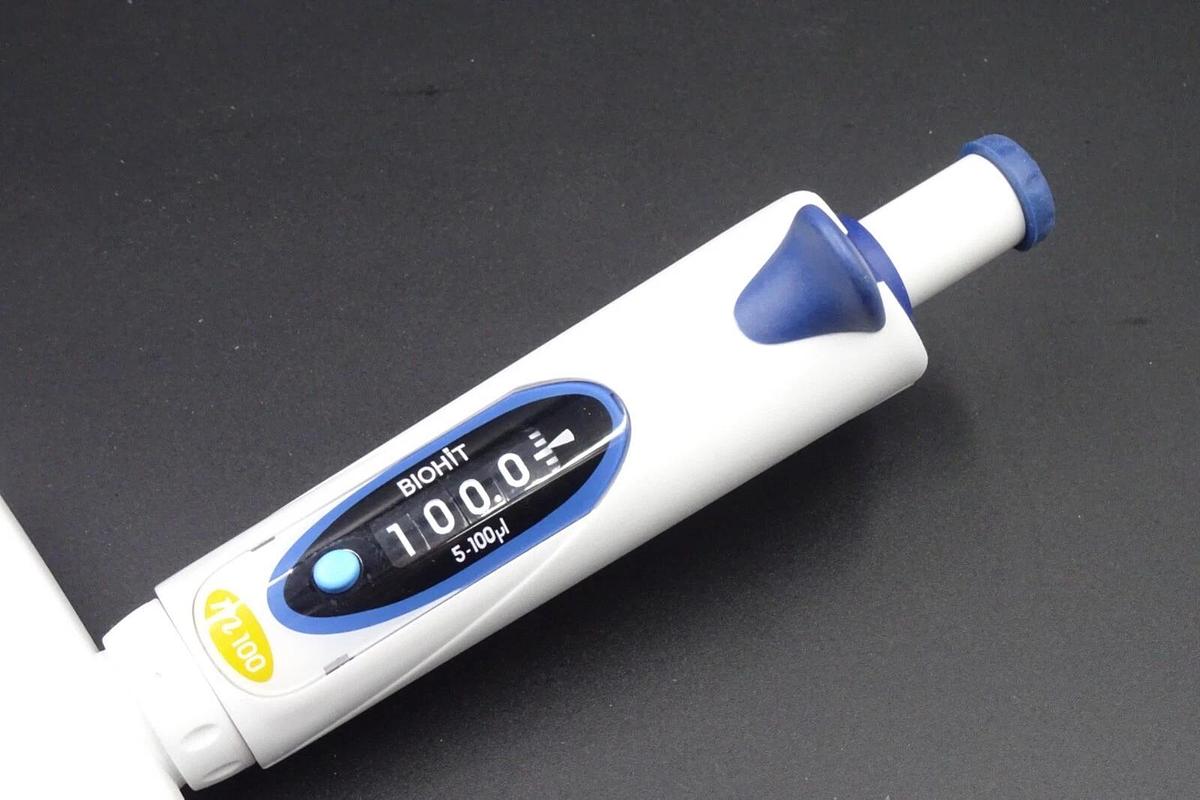 Used Sartorius/BIOHIT m100 Manual 12-Channel Pipette | 5-100uL