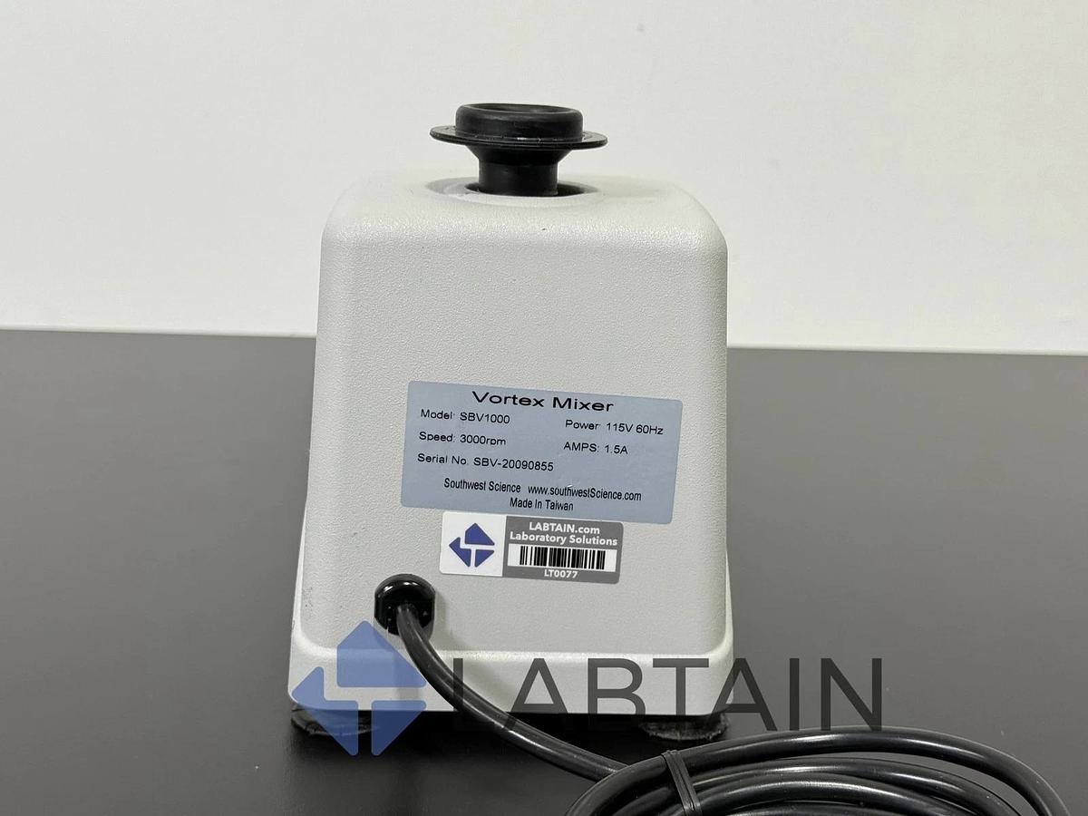 Used Southwest Science Vortex Mixer - Model SBV1000 - 3000 RPM - | SBV-20090835