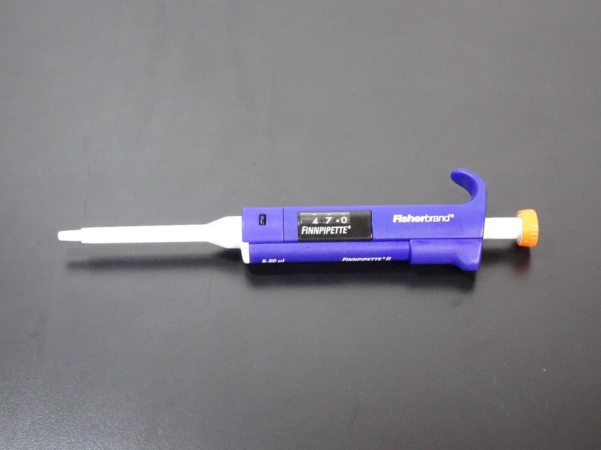 Used Fisherbrand Finnpiptte II Variable Pipette | 5-50uL