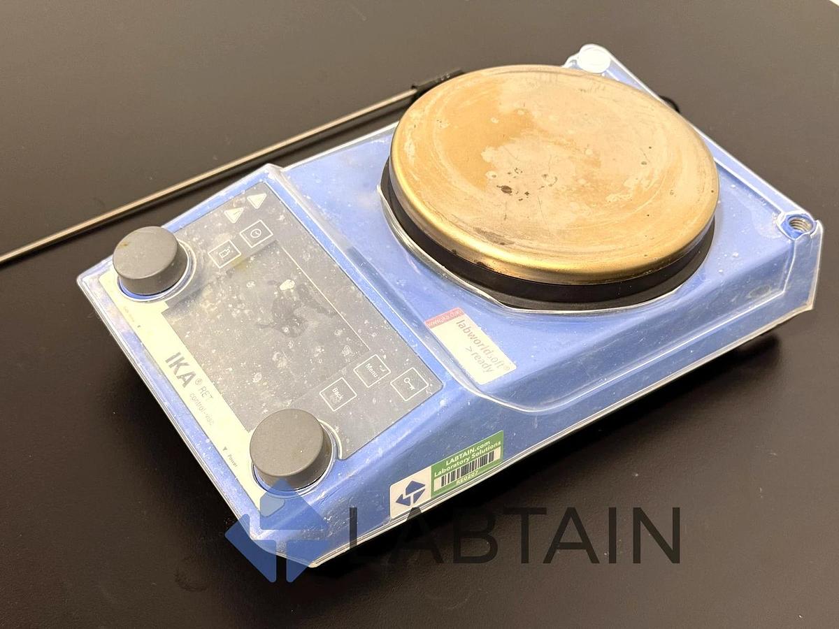 Used IKA RET CV S001 Control VISC Digital Magnetic (1700rpm, 340°C) w/ Temp Probe