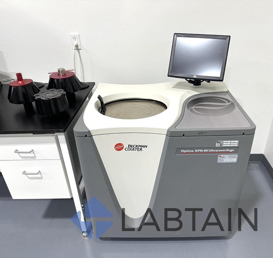 Used Beckman Coulter Optima XPN-80 Ultracentrifuge A95765 w/ 3 Rotors | Mfg:2021